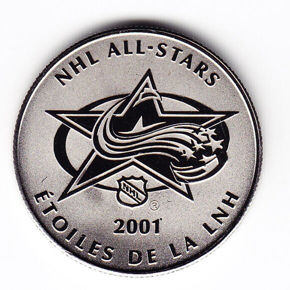 2001 Syl Apps NHL All Stars Medal (b40) - Picture 2 of 2
